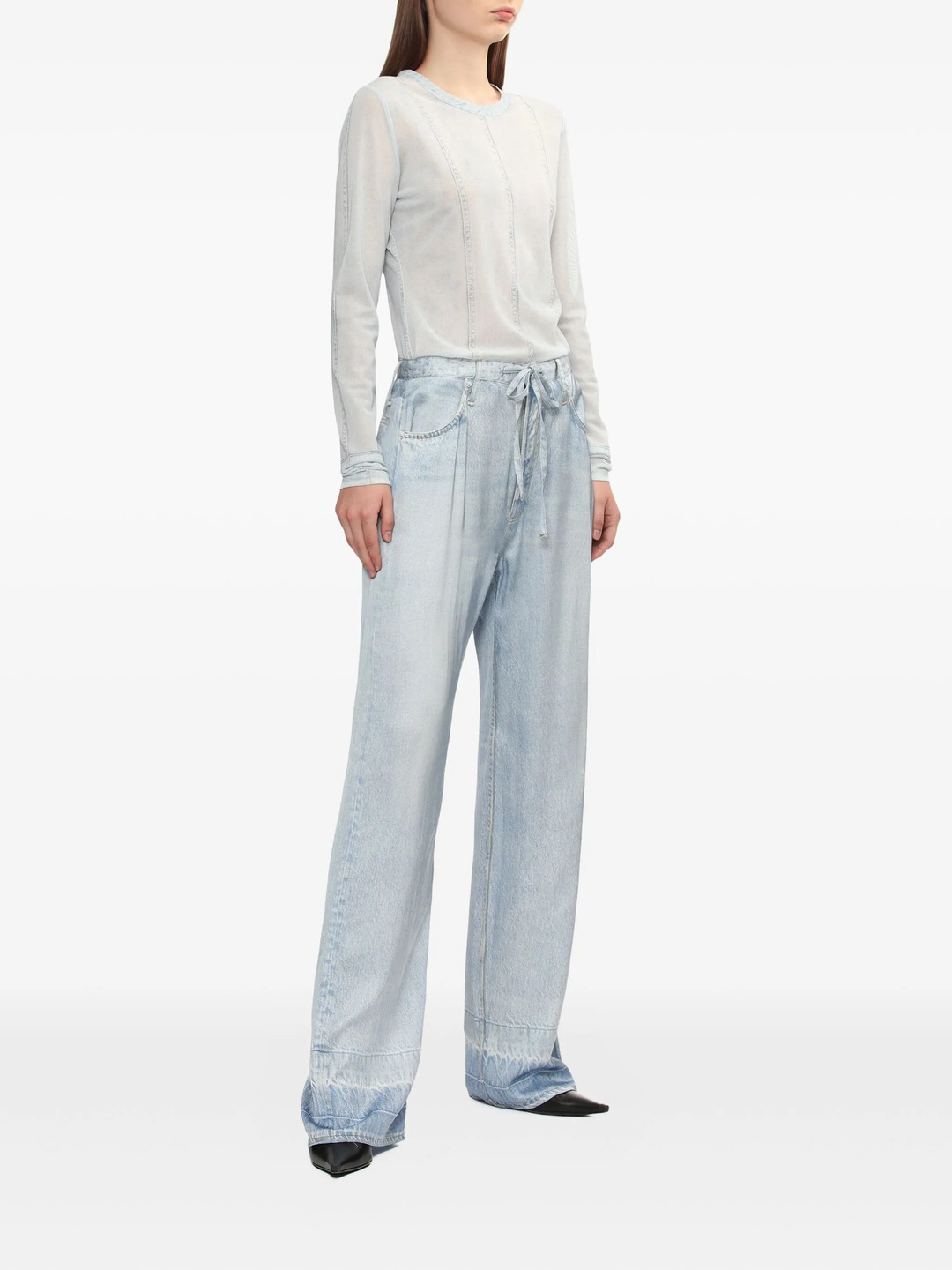 Miramar Satin Phoebe Drawsting Jeans - 2