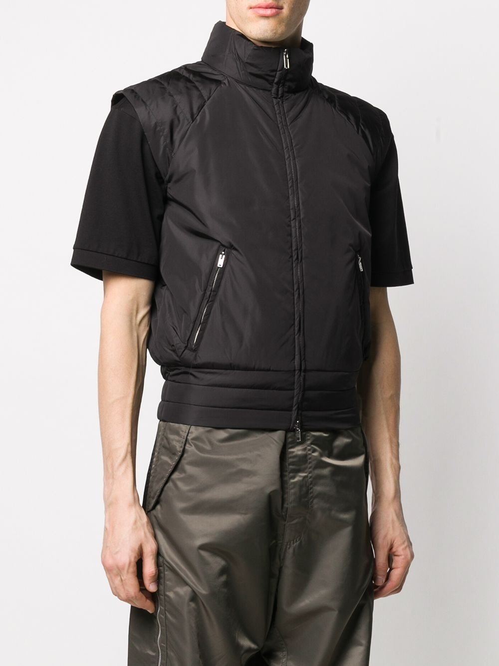 padded sleeveless jacket - 3