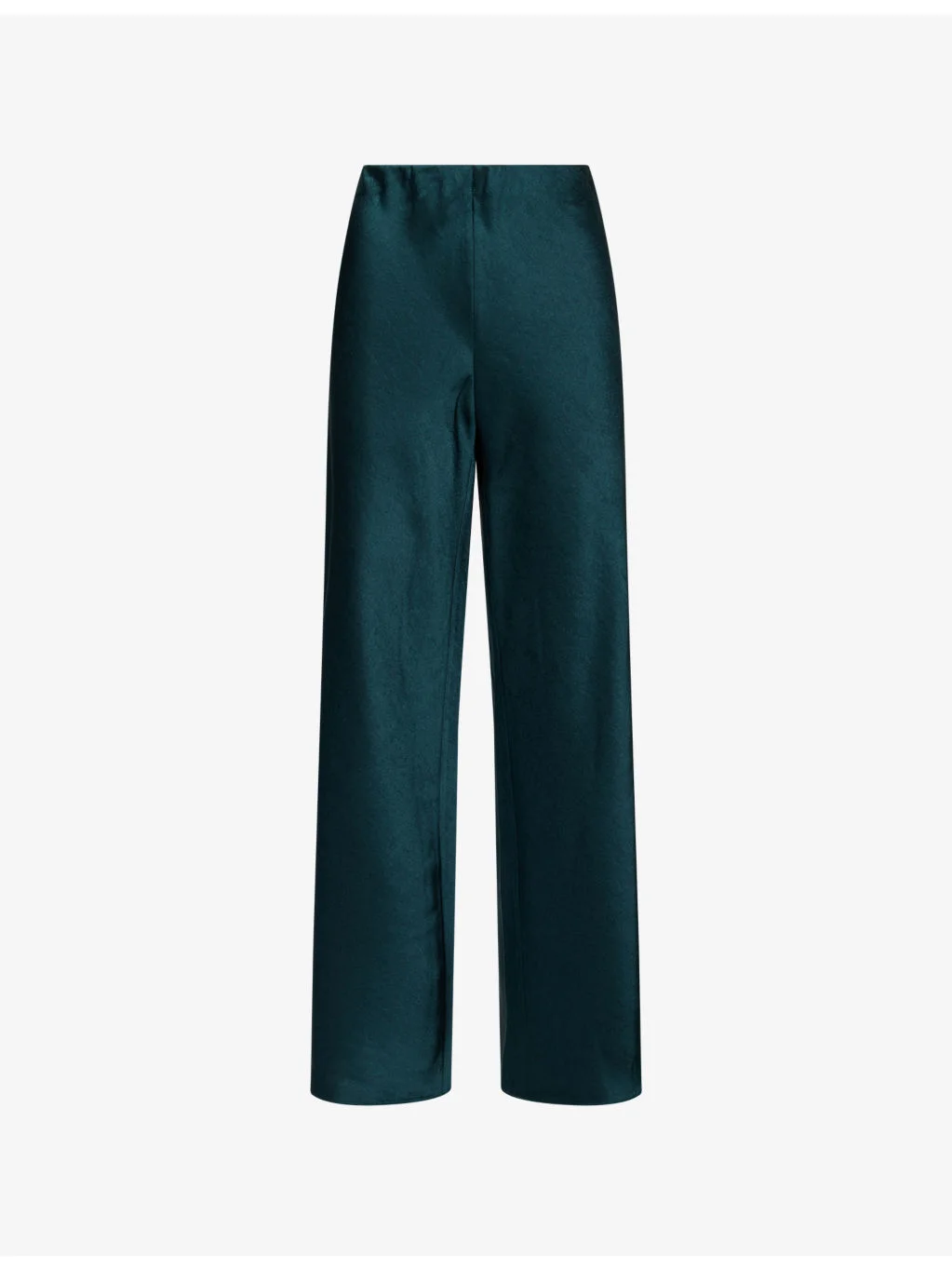 Fluid Satin Wide-Leg Trousers - 1