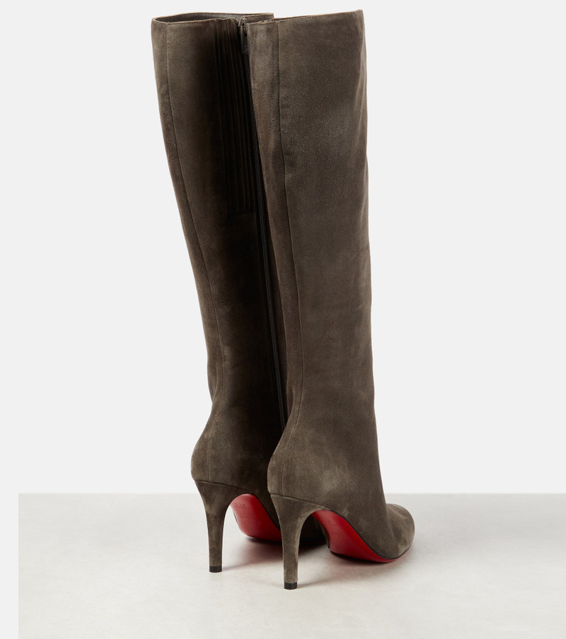 Christian Louboutin Pumppie Botta suede knee-high boots outlook