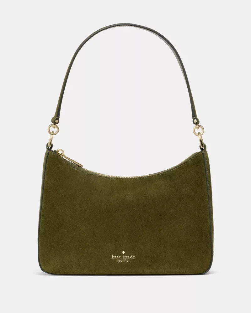 Margot Suede Medium Shoulder Bag - 1