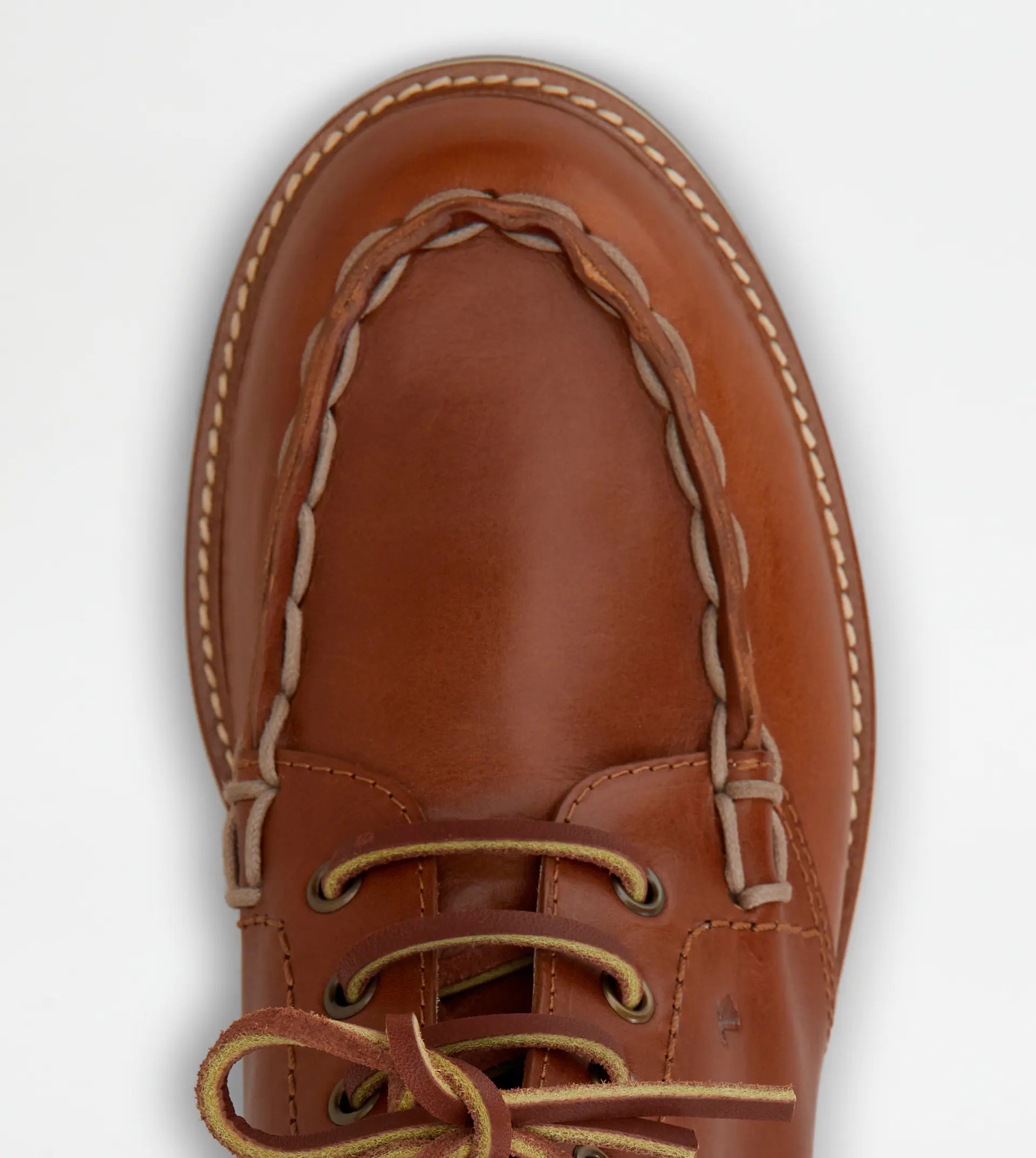 ANKLE BOOTS IN LEATHER - BROWN - 2