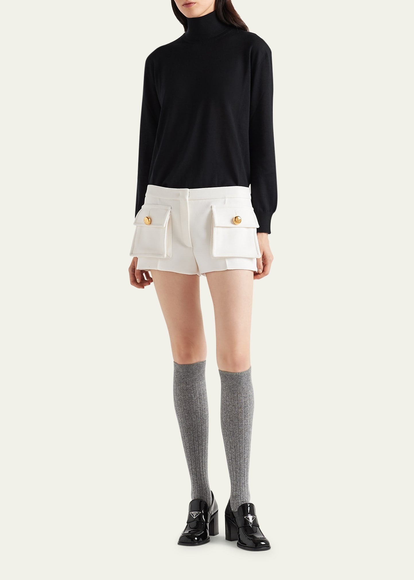 Superfine Cashmere Knit Turtleneck - 2