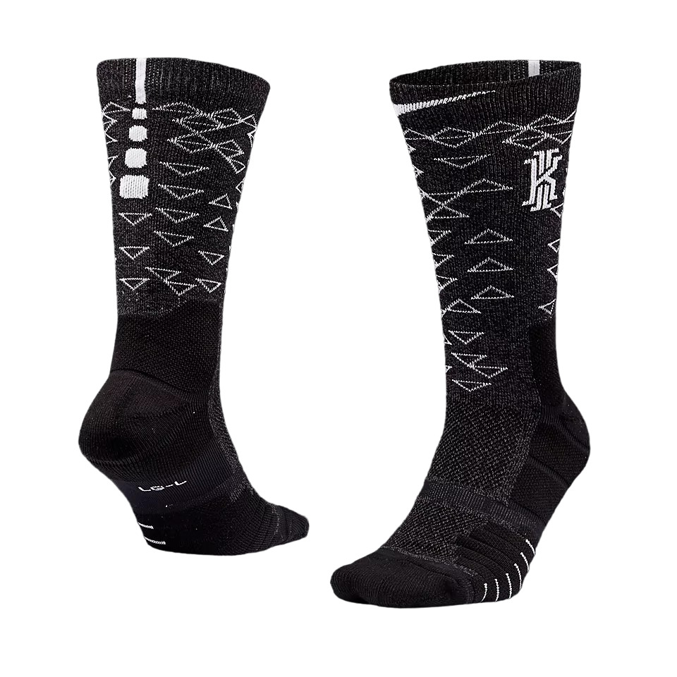 Nike Kyrie Elite Quick Crew Socks 'Black White' SX6284-905 - 2