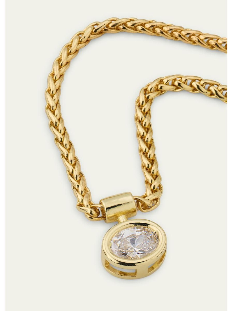 Bezel Solitaire Olympia Necklace 3