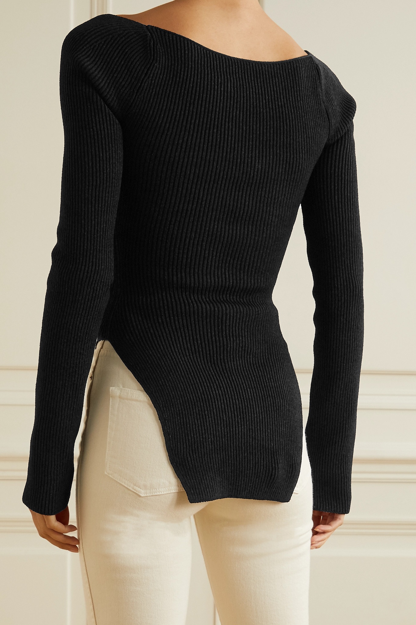 Maddy ribbed-knit sweater - 4