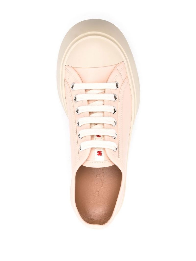 logo low-top sneakers - 4