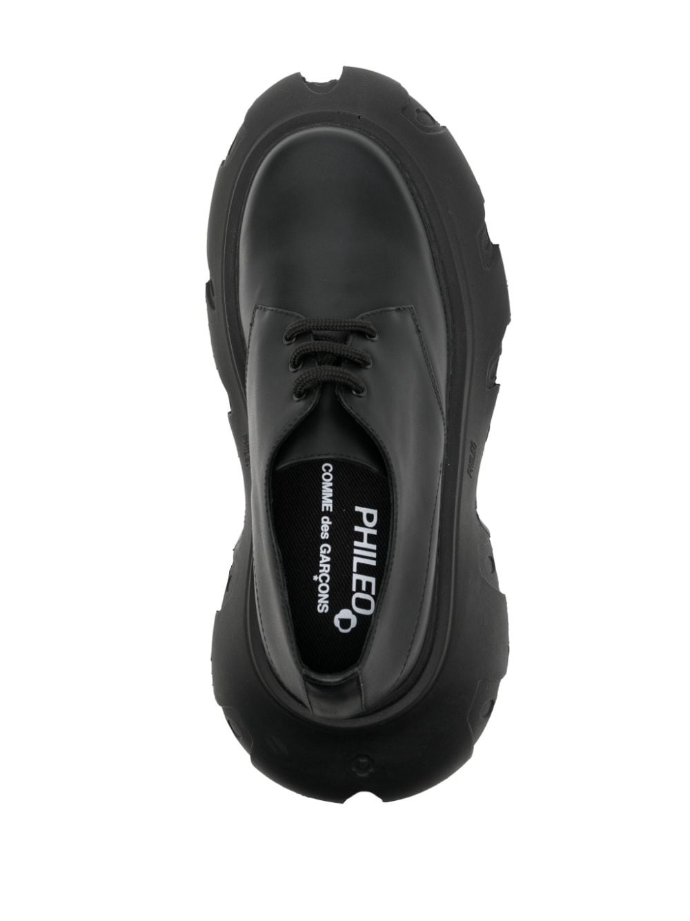 x Phileo leather derby shoes - 4