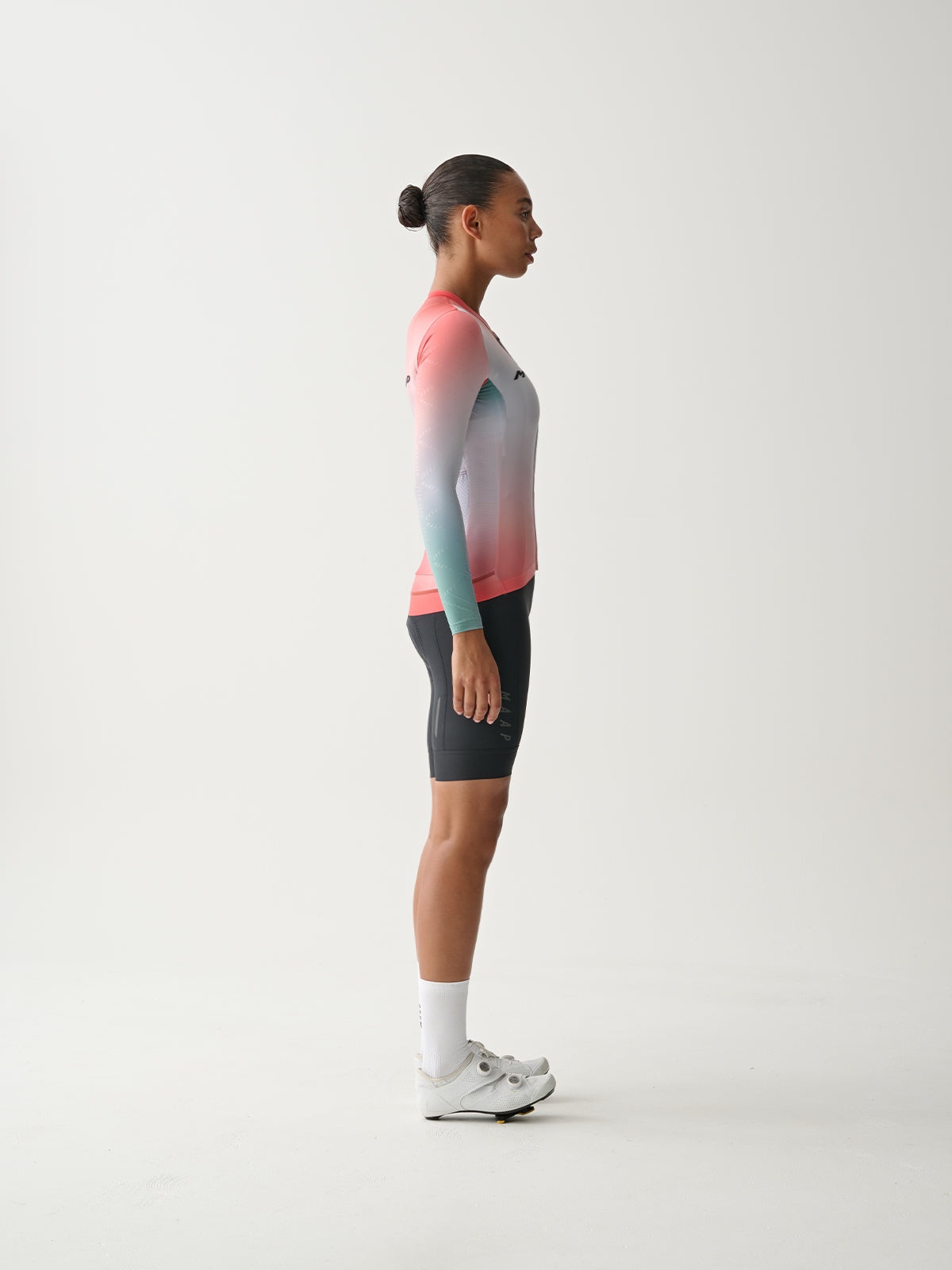 Women's Blurred Out Pro Hex LS Jersey - 3
