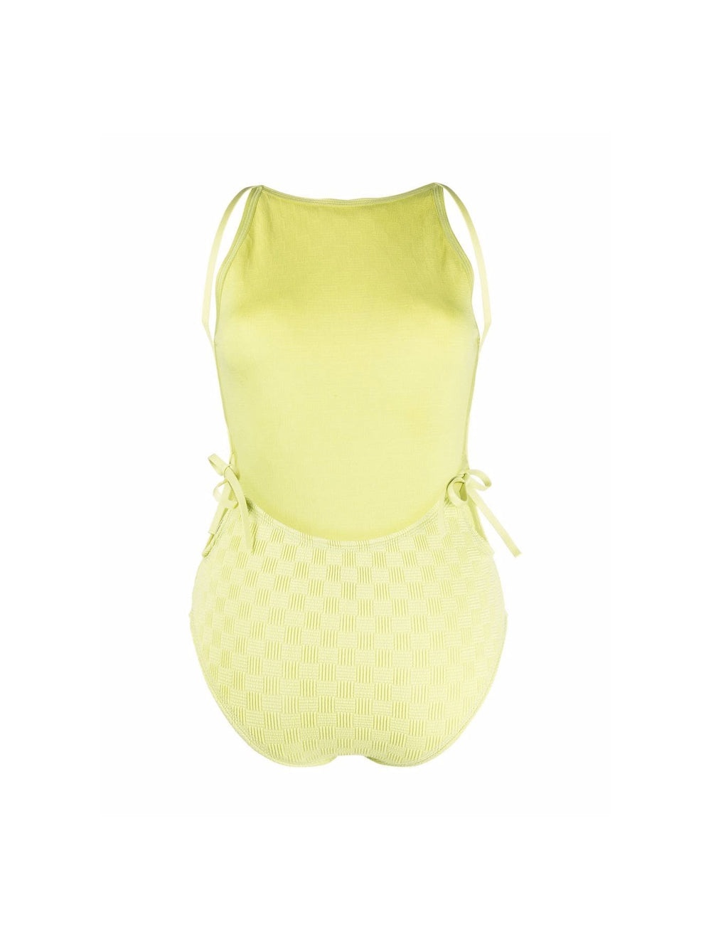 Checked Seersucker Swimsuit - 2