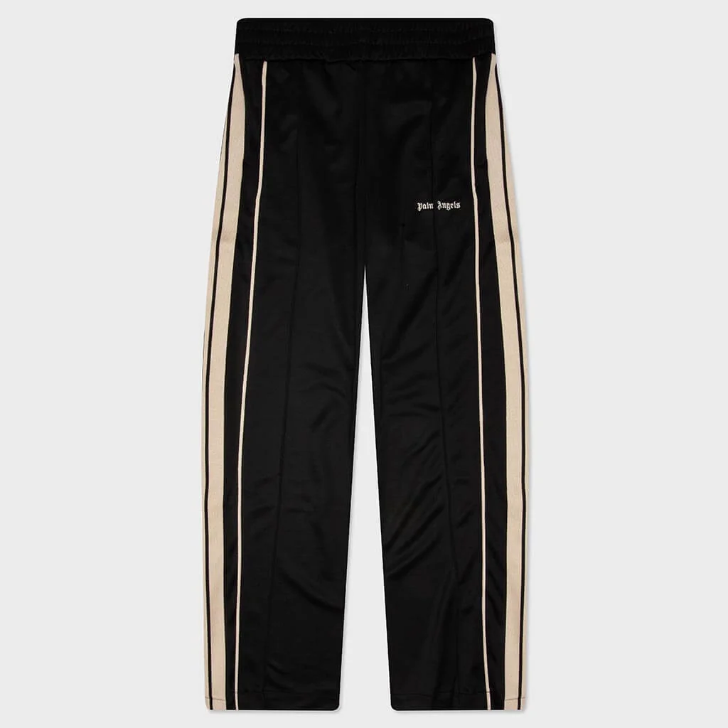 CLASSIC LOGO VINTAGE TRACK PANTS - BLACK/OFF WHITE - 1