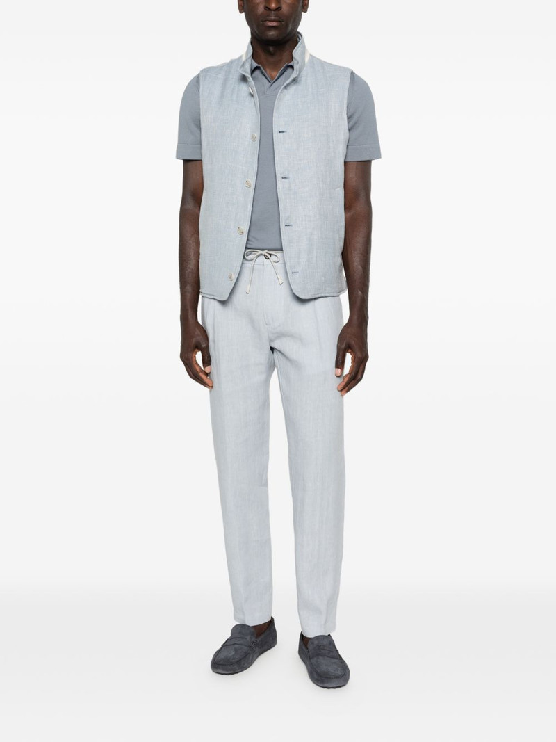 Brioni revere-collar T-shirt outlook