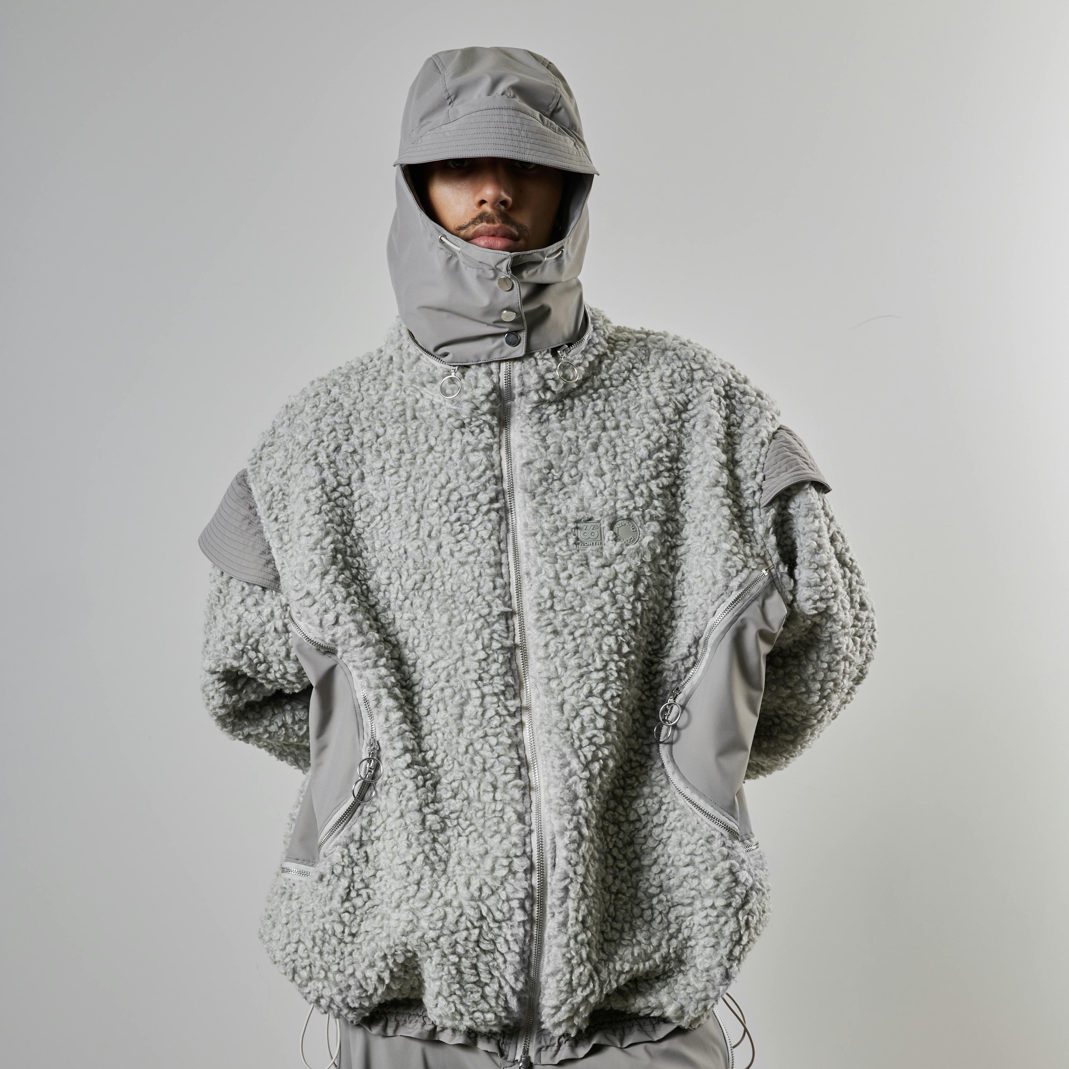 66°North x Charlie Constantinou Hybrid Shearling Jacket (Unisex) - 3