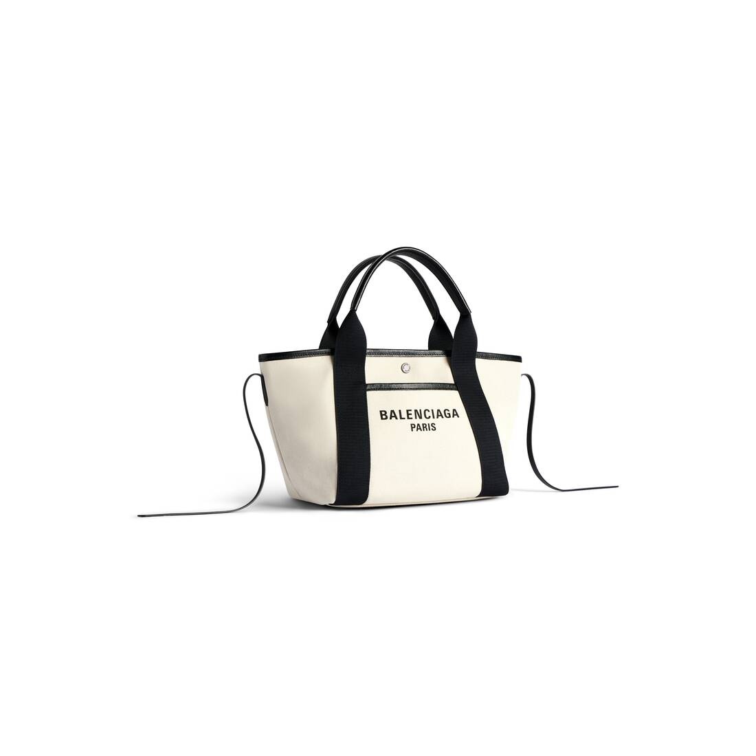 Women's Biarritz Small Tote Bag  in Beige/black - 4