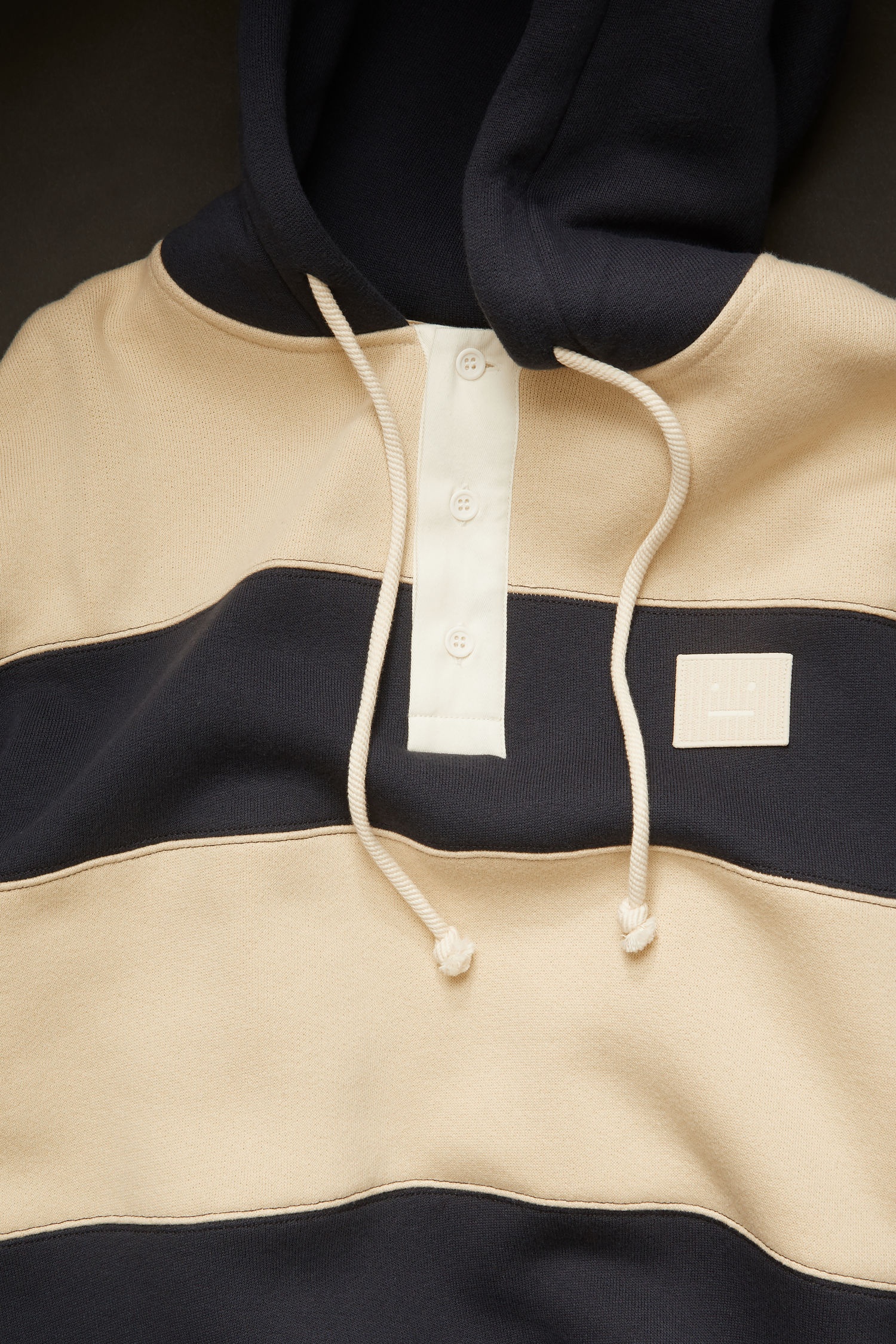 Hooded rugby sweatshirt navy - 4