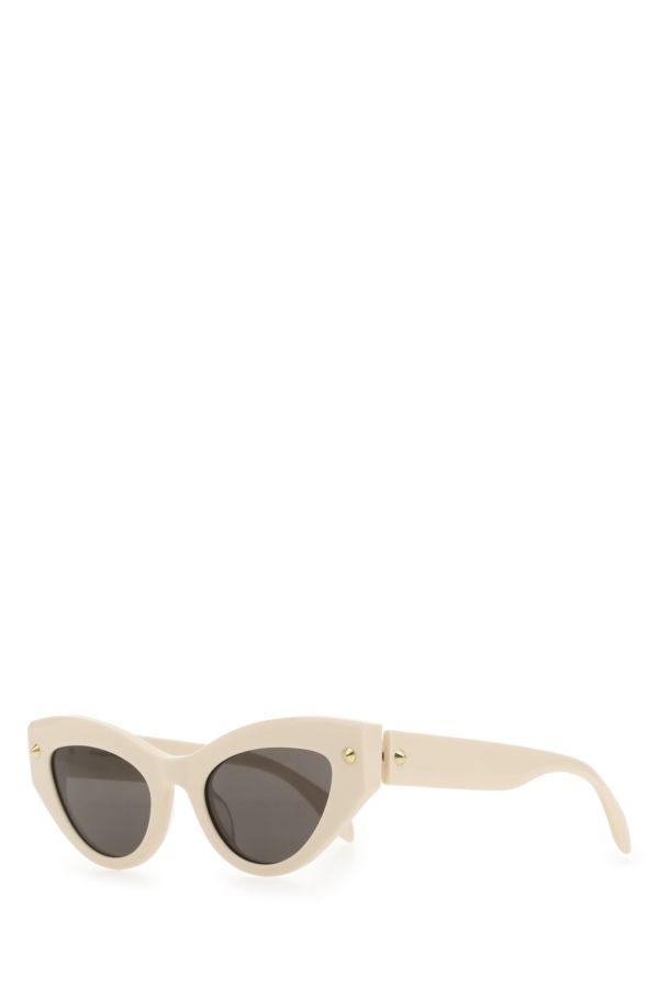 サングラス alexander mcqueen Ivory acetate sunglasses Alexander McQueen Cat Eye Sunglasses Ivory Ivory Brown