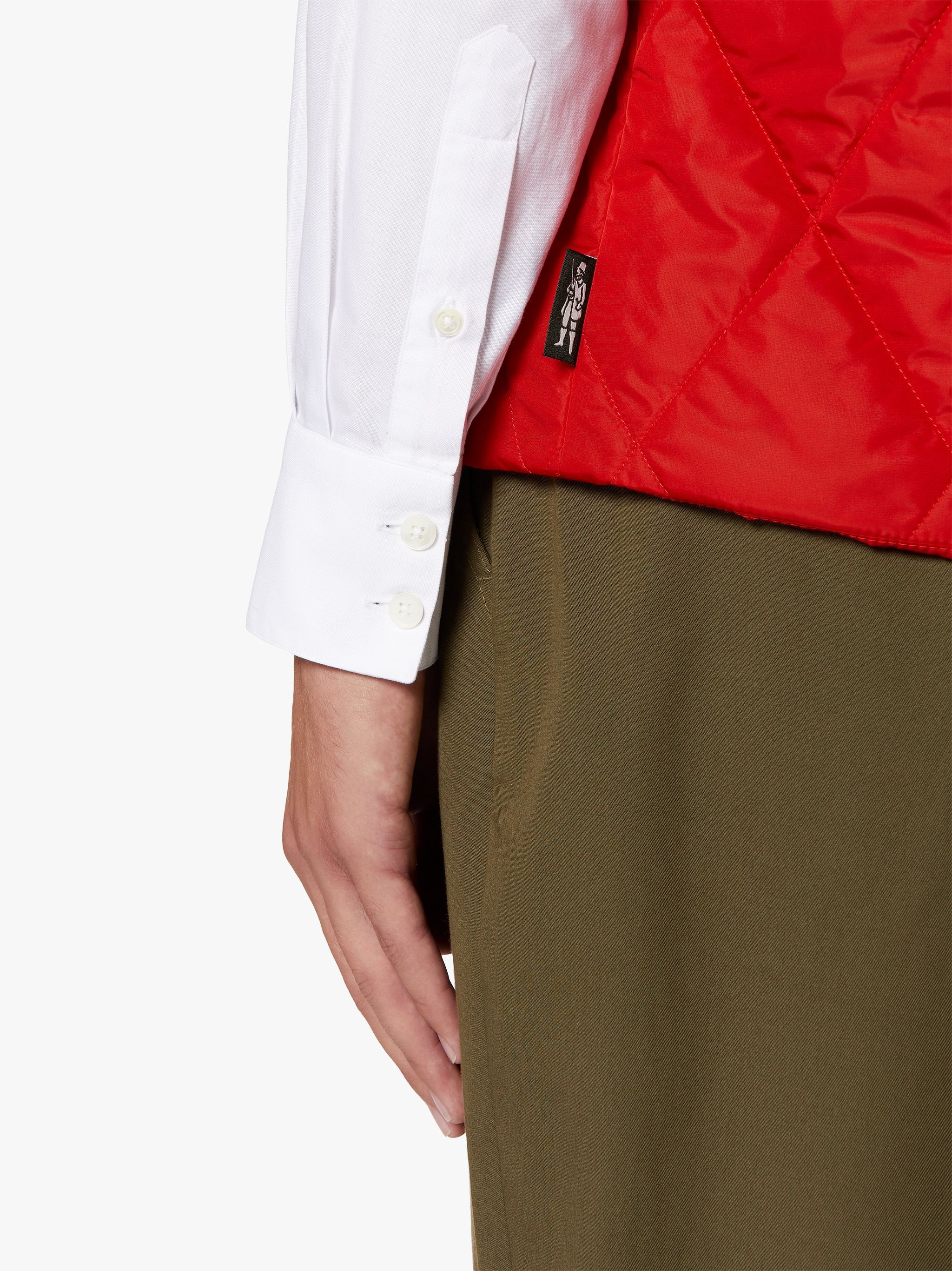 HIG RED QUILTED NYLON LINER VEST | GQM-204 - 6