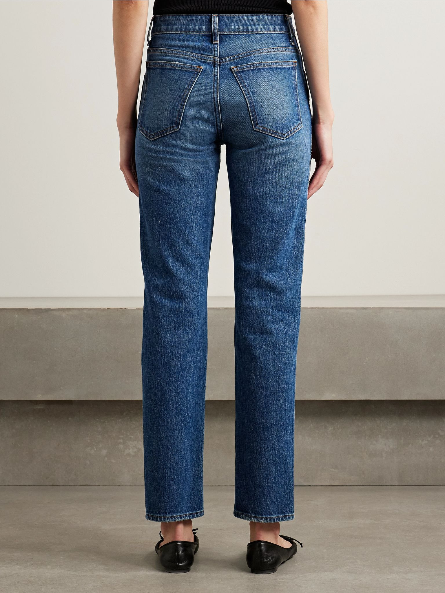 Viv high-rise slim-leg jeans Mid denim - 4