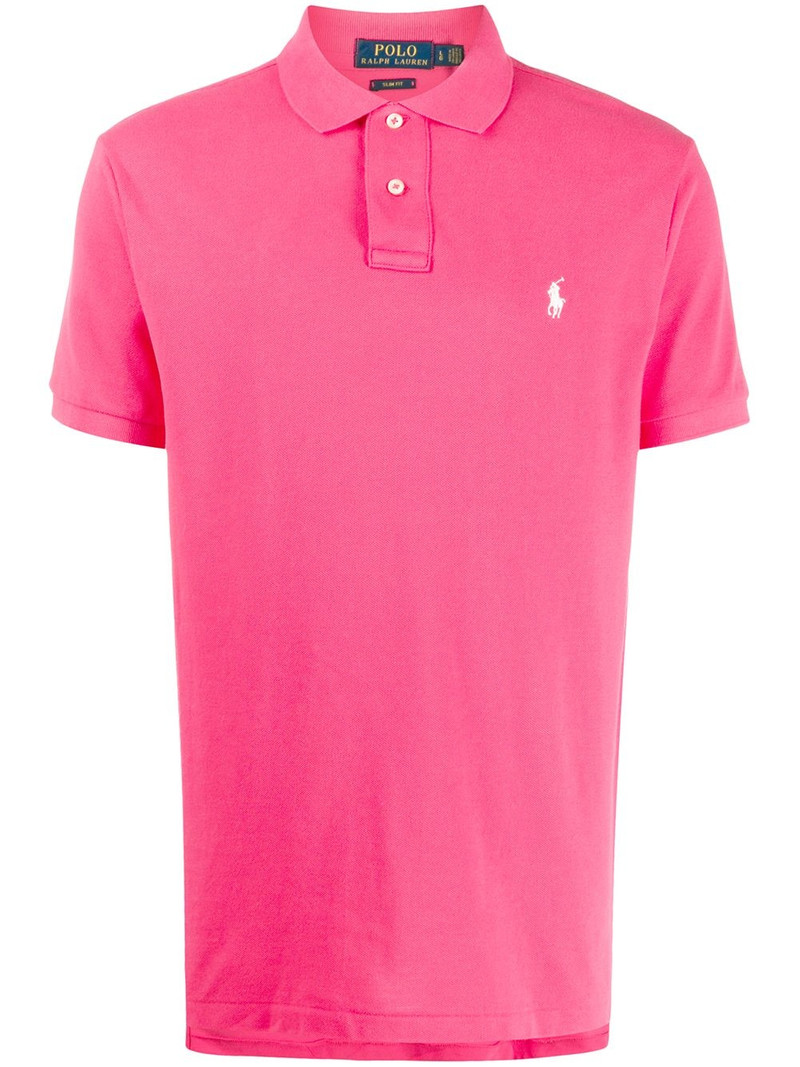 embroidered logo polo shirt 1