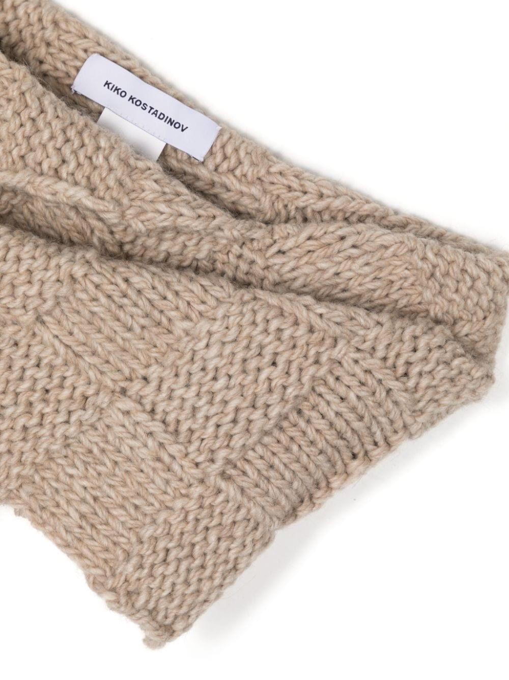 chunky-knit scarf - 3