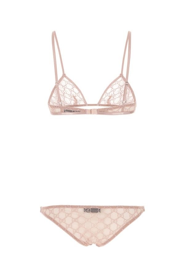 GUCCI Gucci Women Gg Star Tulle Lingerie Set In Beige, luosophy