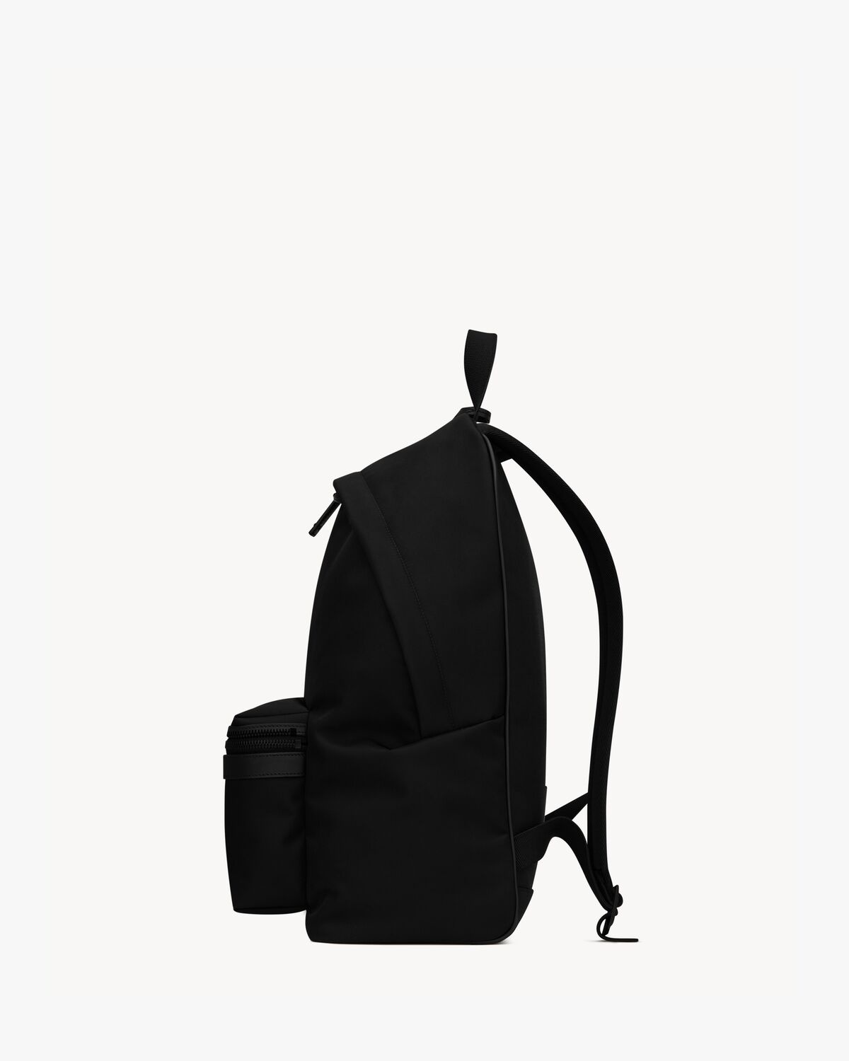 CITY BACKPACK IN ECONYL®, SMOOTH LEATHER AND NYLON - 3