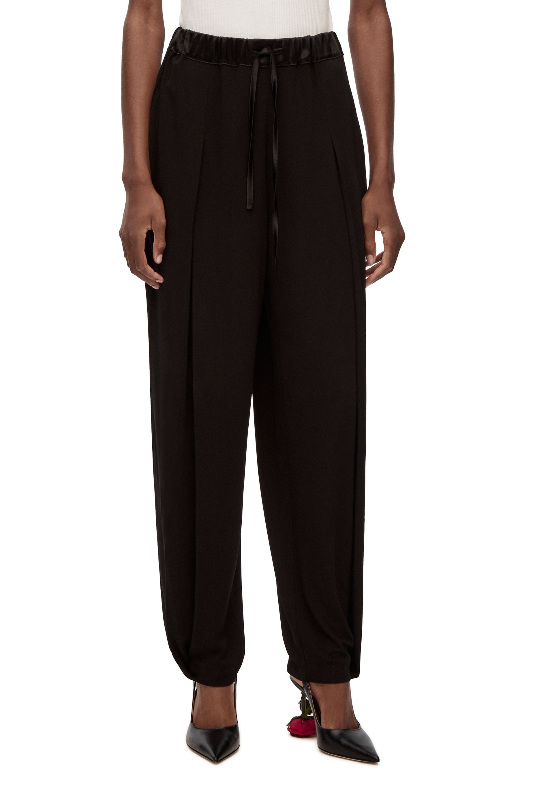 Balloon trousers in wool - 3