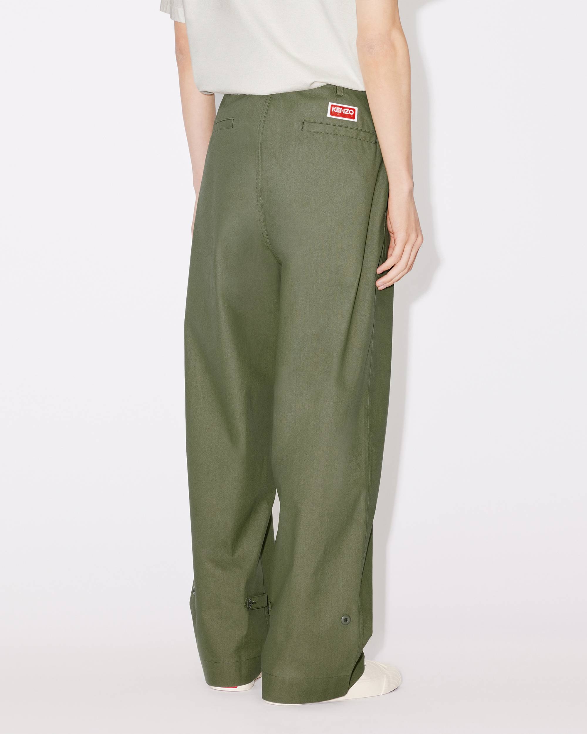 Straight-cut oversize trousers - 5