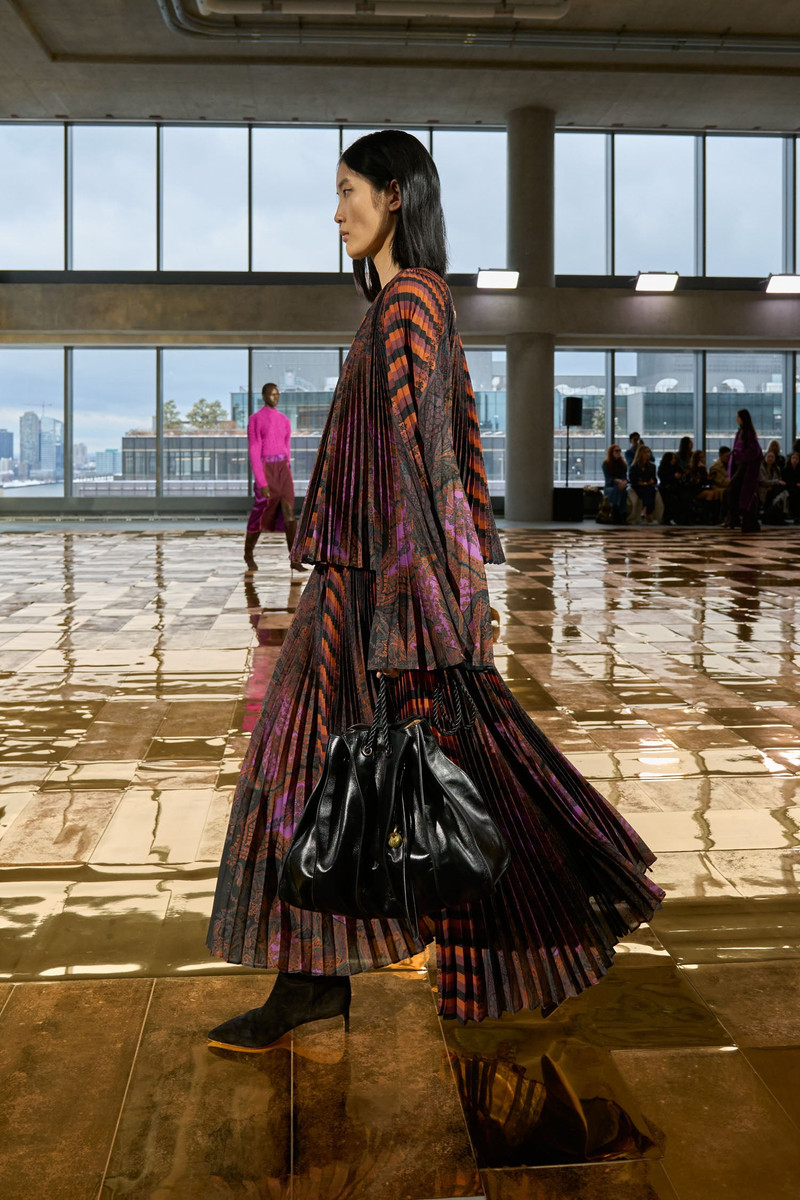 Shayna High Waist Pleated Midi Skirt 6