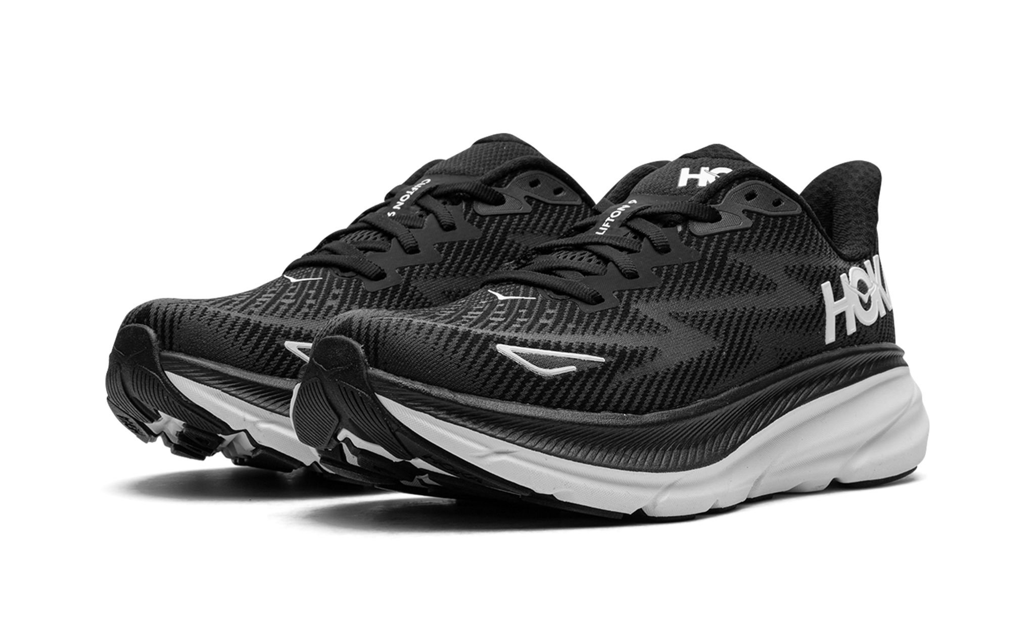 Clifton 9 WMNS "Black White" - 2