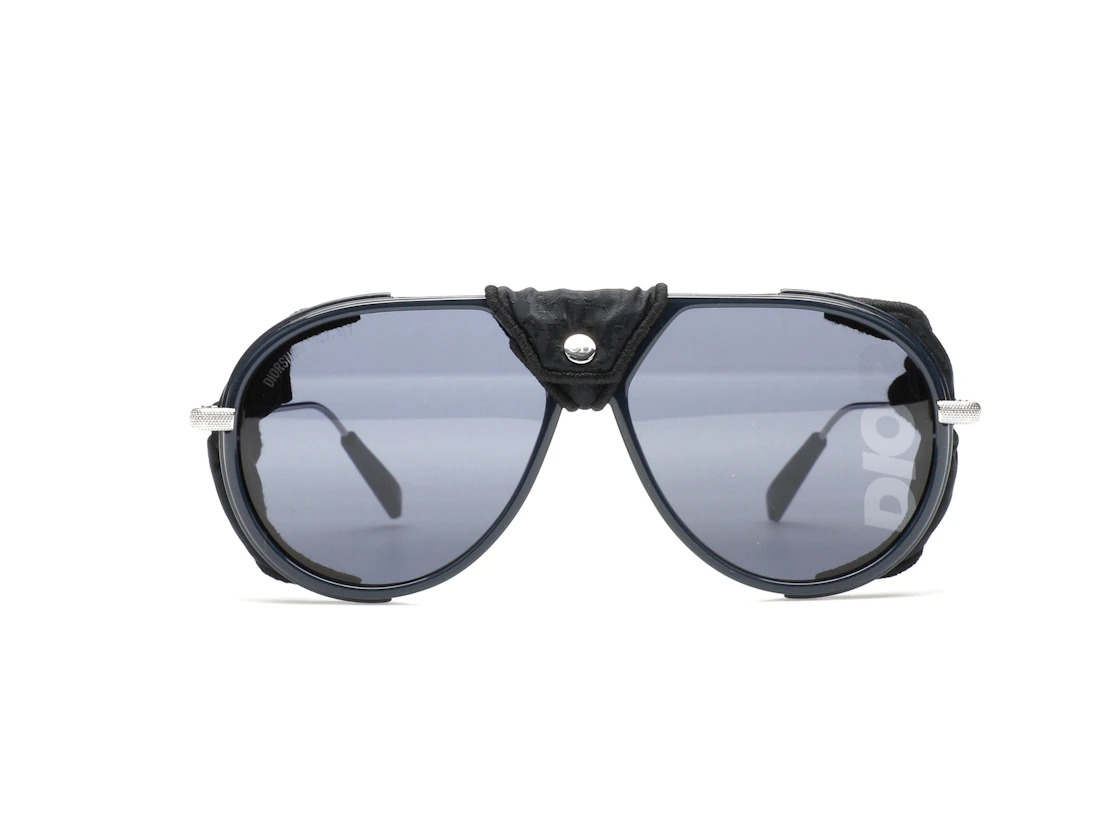 Dior Aviator-Frame Injection Sunglasses Blue Silver Blue (DM40099I-57-90X) - 1