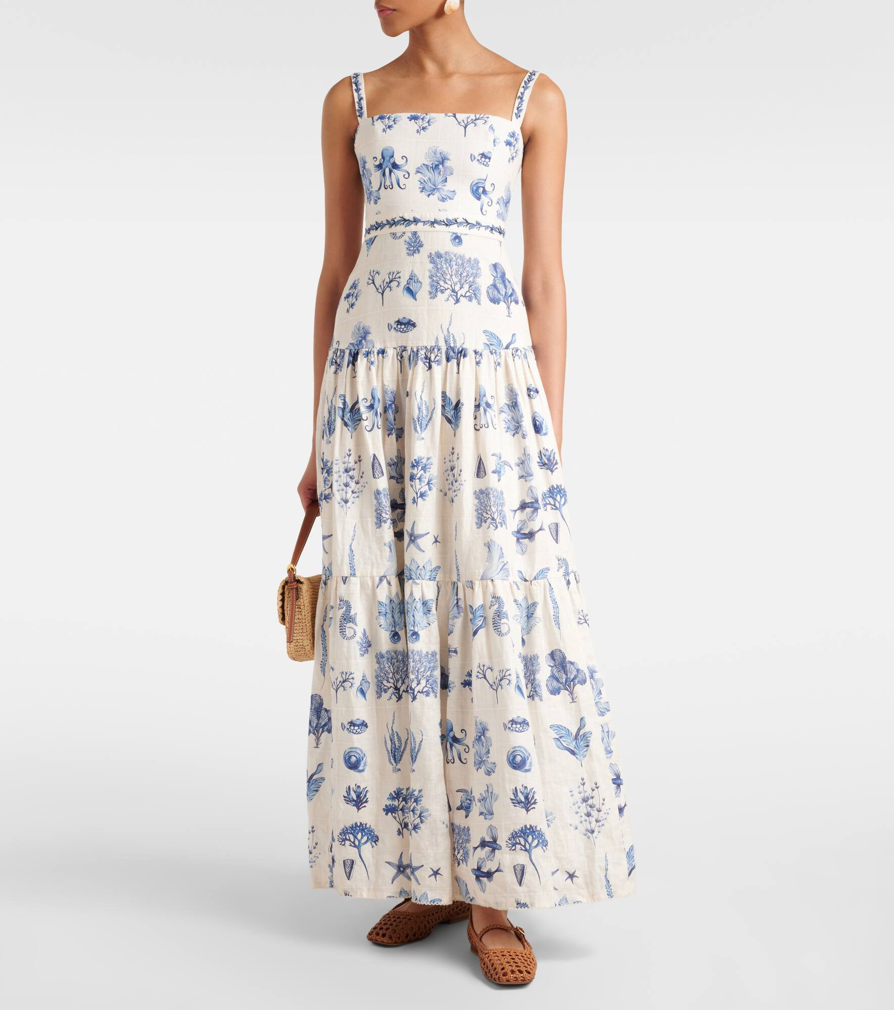 Lima printed linen maxi dress - 2