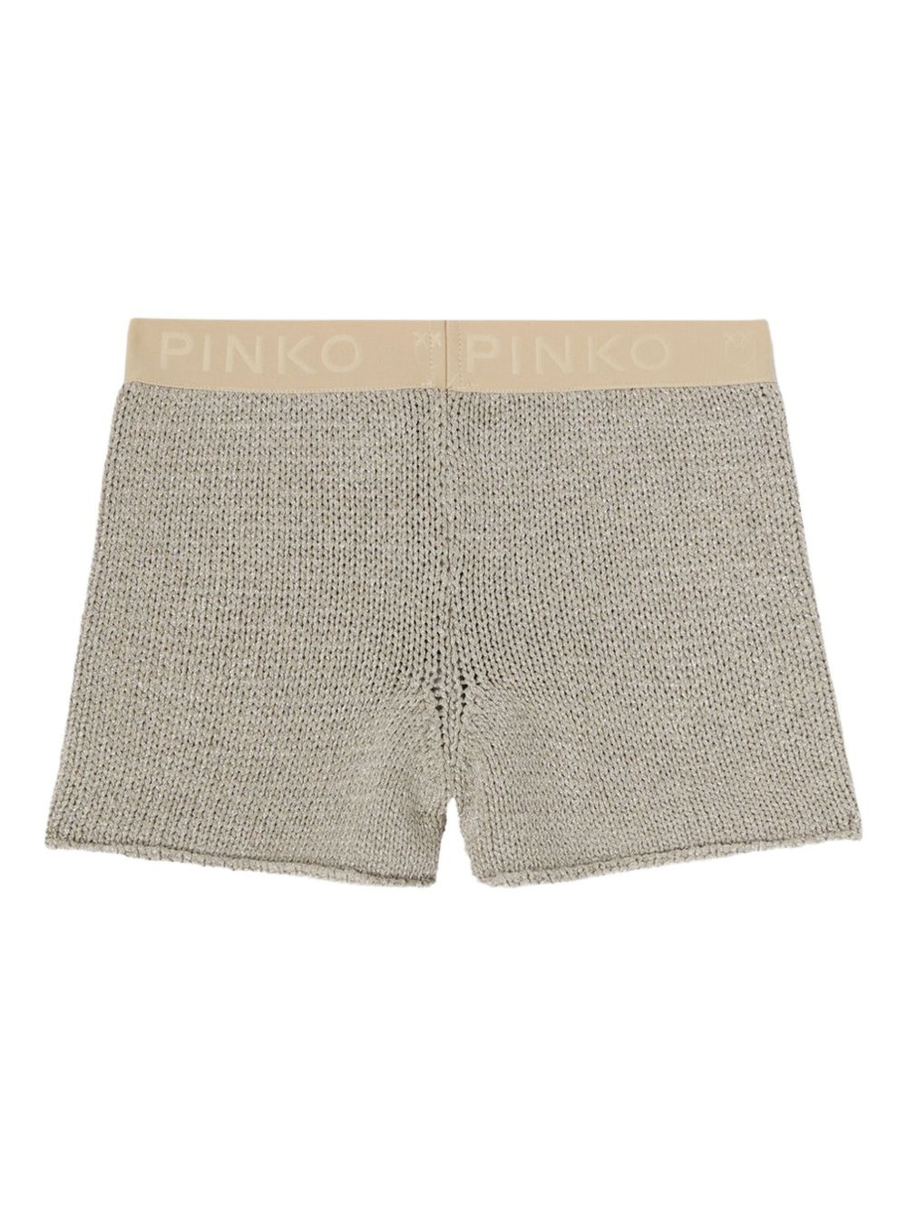 crochet-knit shorts - 2