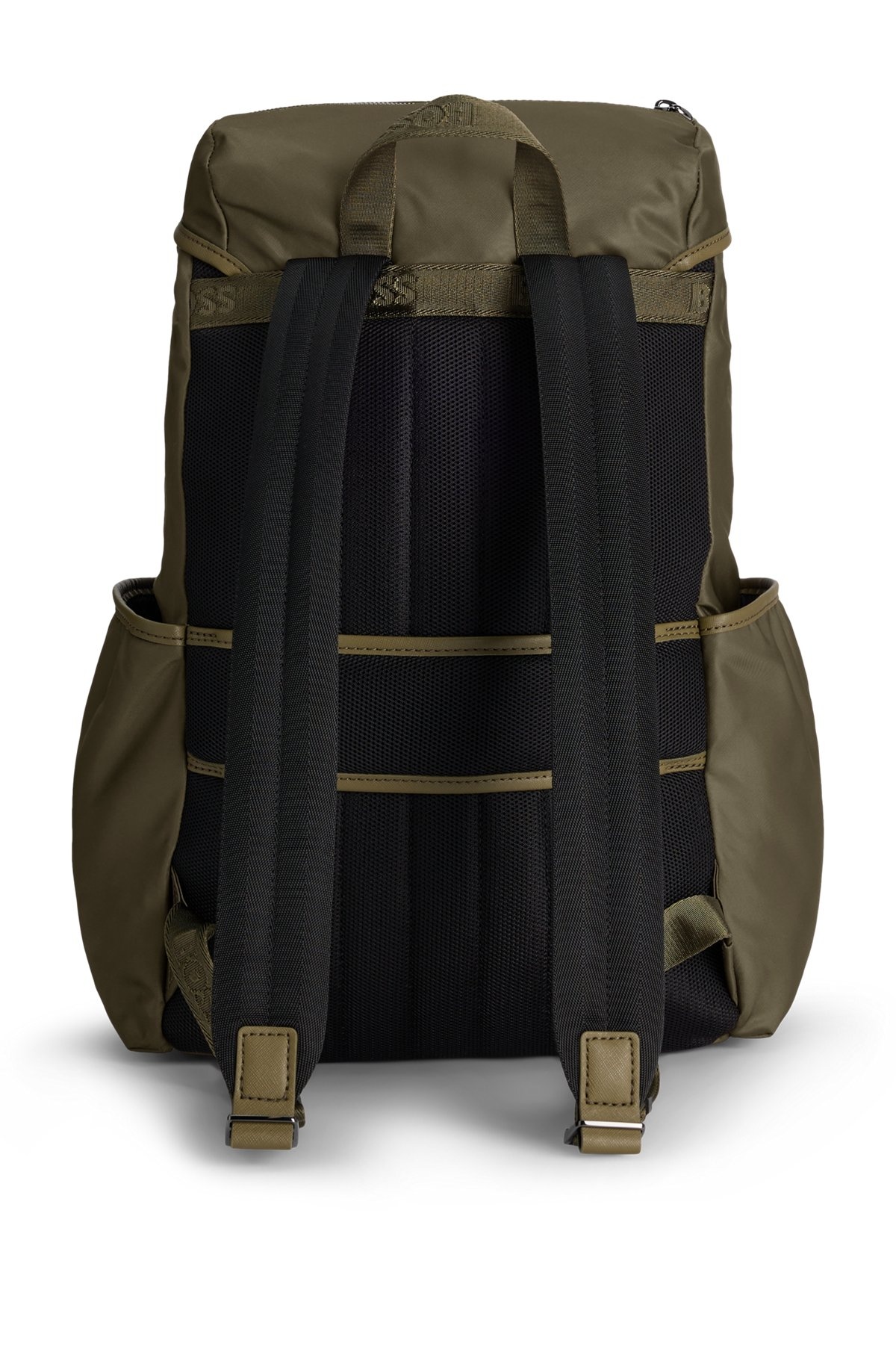 BOSS SELECTED BY SHOHEI OHTANI MULTI-POCKET BACKPACK WITH DOUBLE B MONOGRAM TRIM - 2