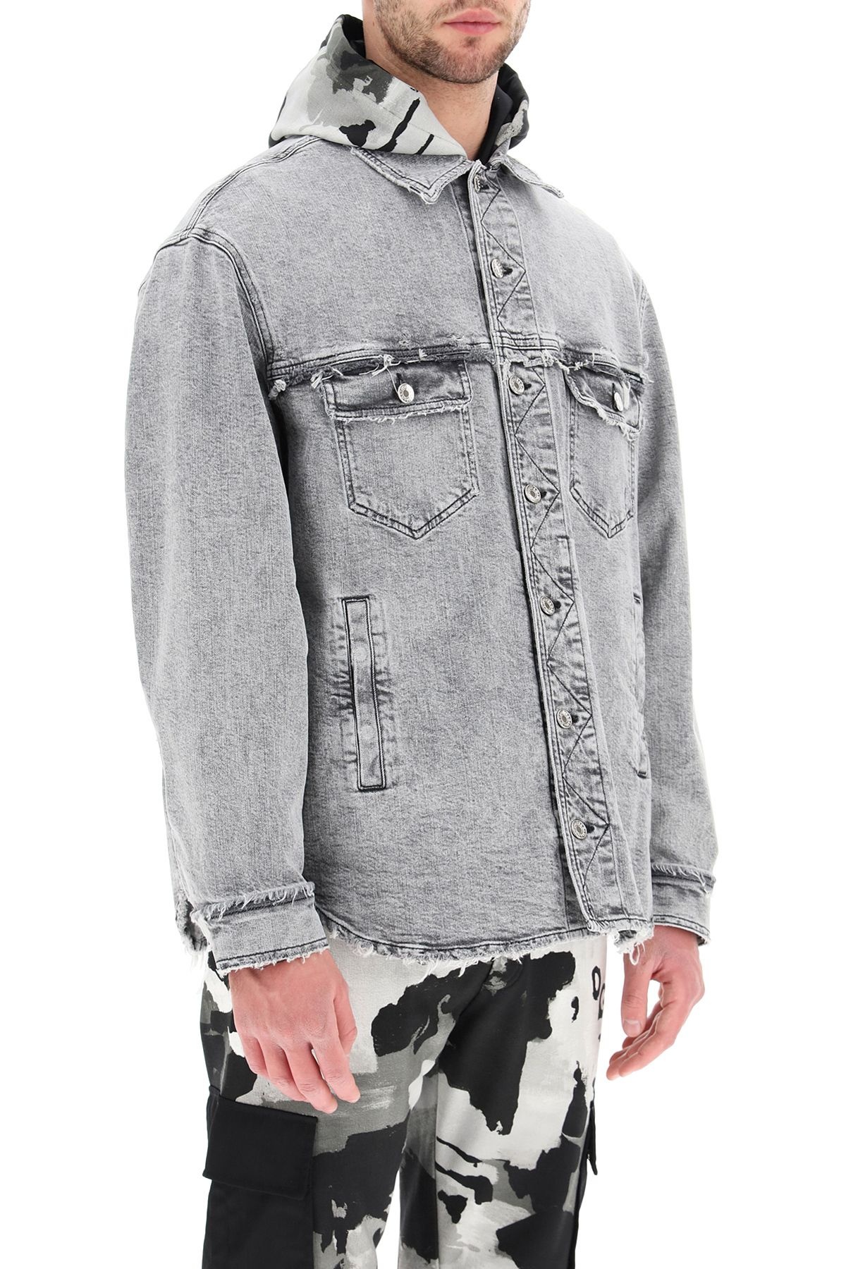 SHIRT-STYLE DENIM JACKET - 3