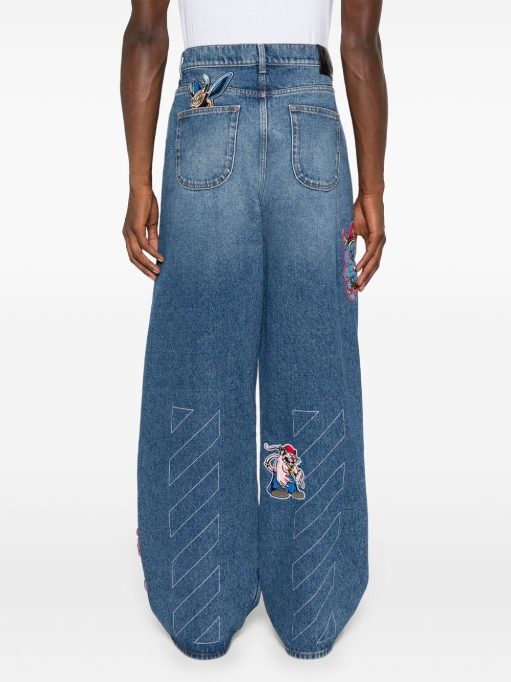 Character Diag straight-leg jeans - 4