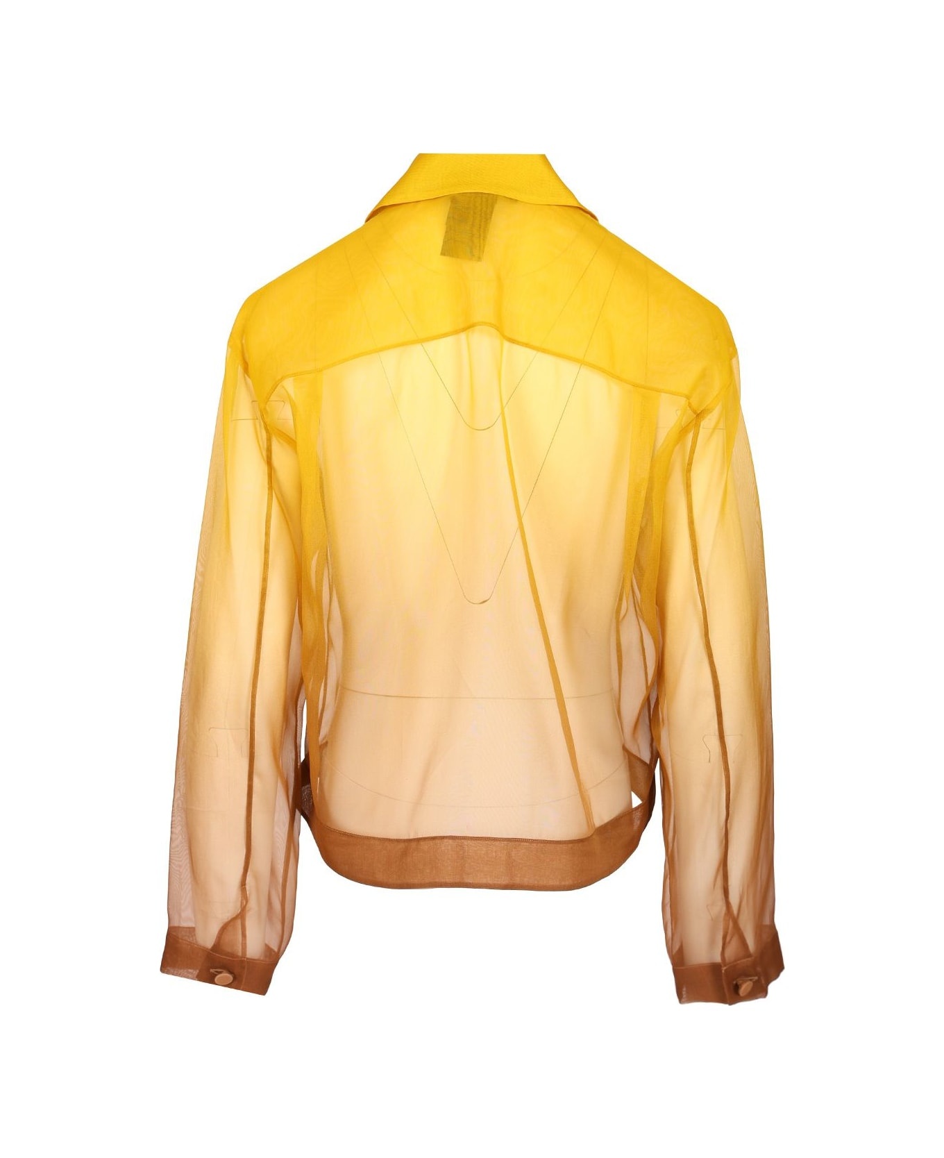 Davina Short Shirt Degrade' Silk Organza - 2