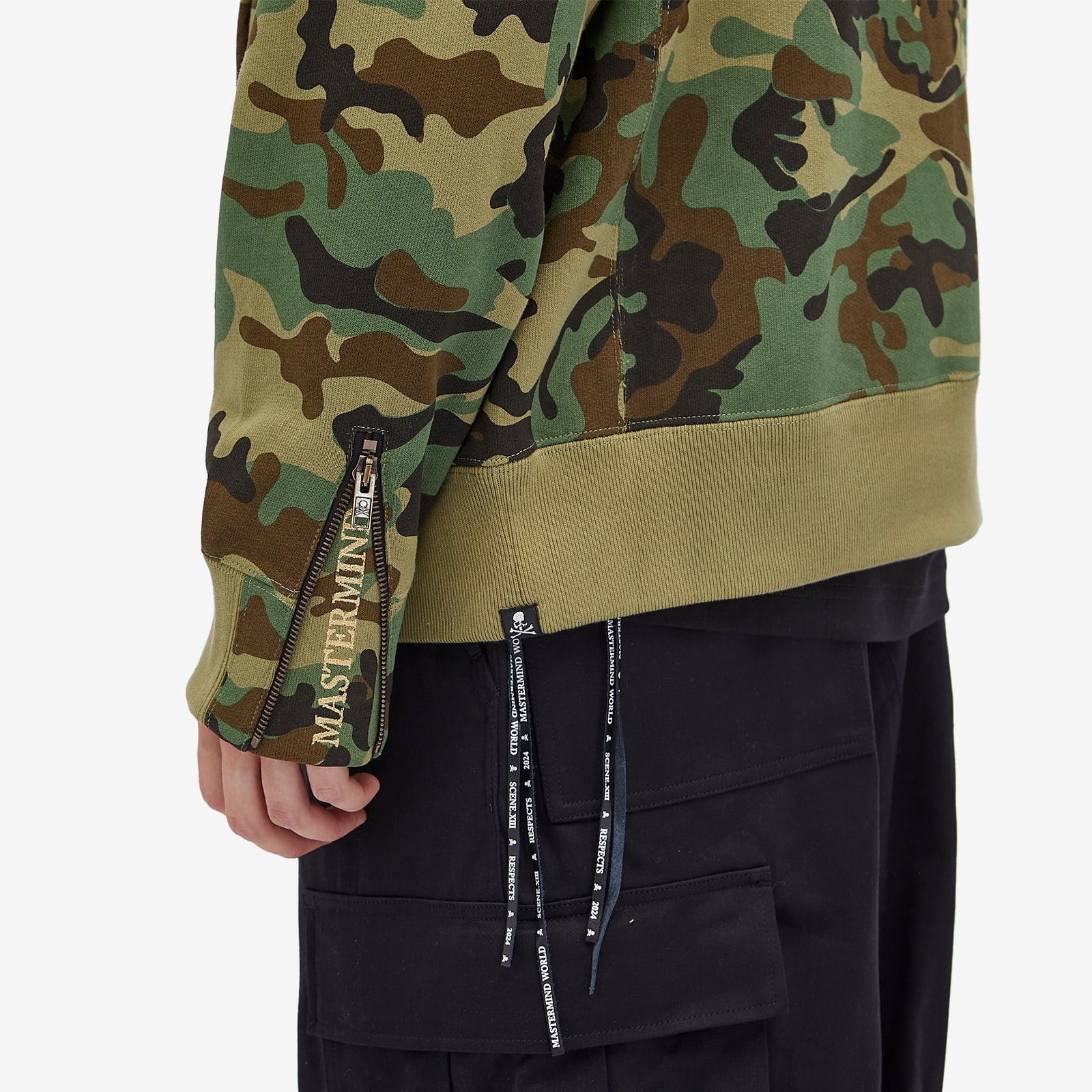 MASTERMIND WORLD Camo Full Zip Hoodie - 5