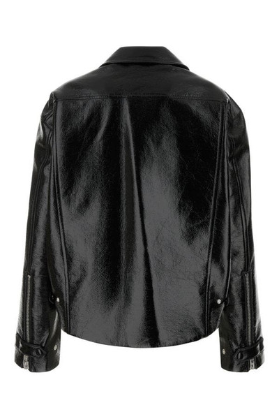 courrèges Black vinyl oversize jacket outlook