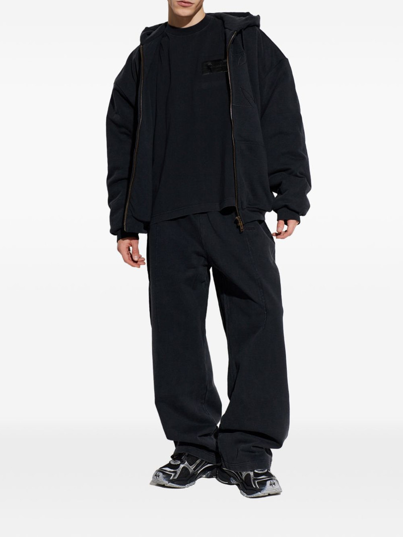 VETEMENTS elasticated-waist wide-leg track pants outlook