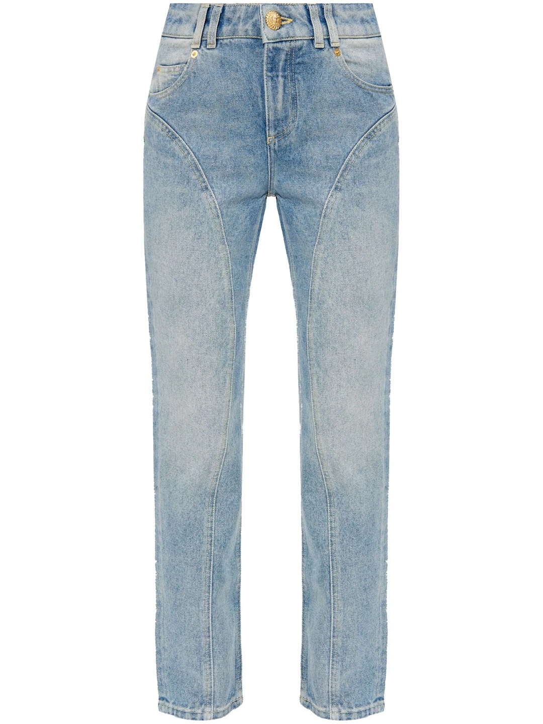 Straight Denim Pants - 1