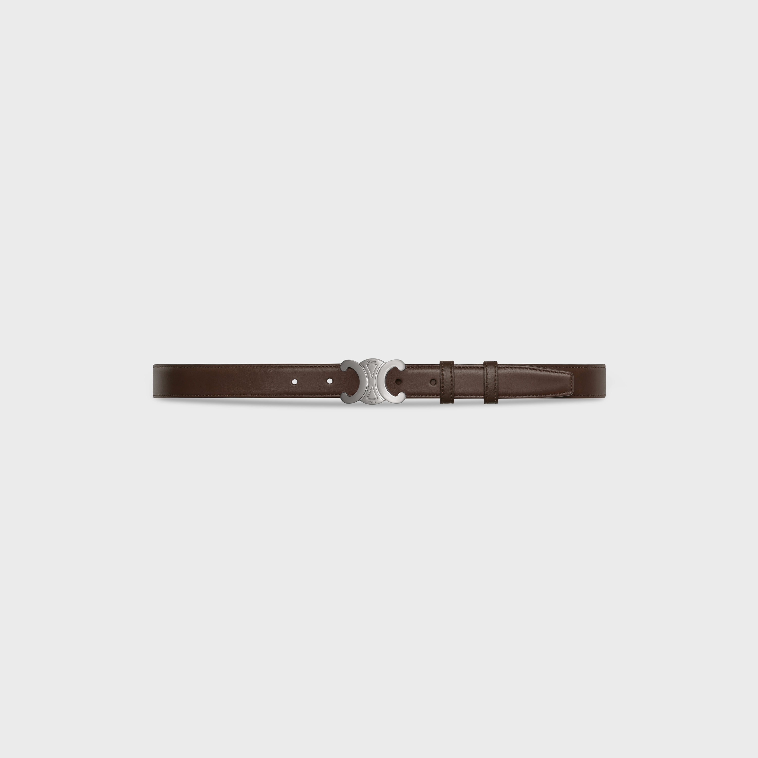 Medium Triomphe Belt in Taurillon Leather - 1
