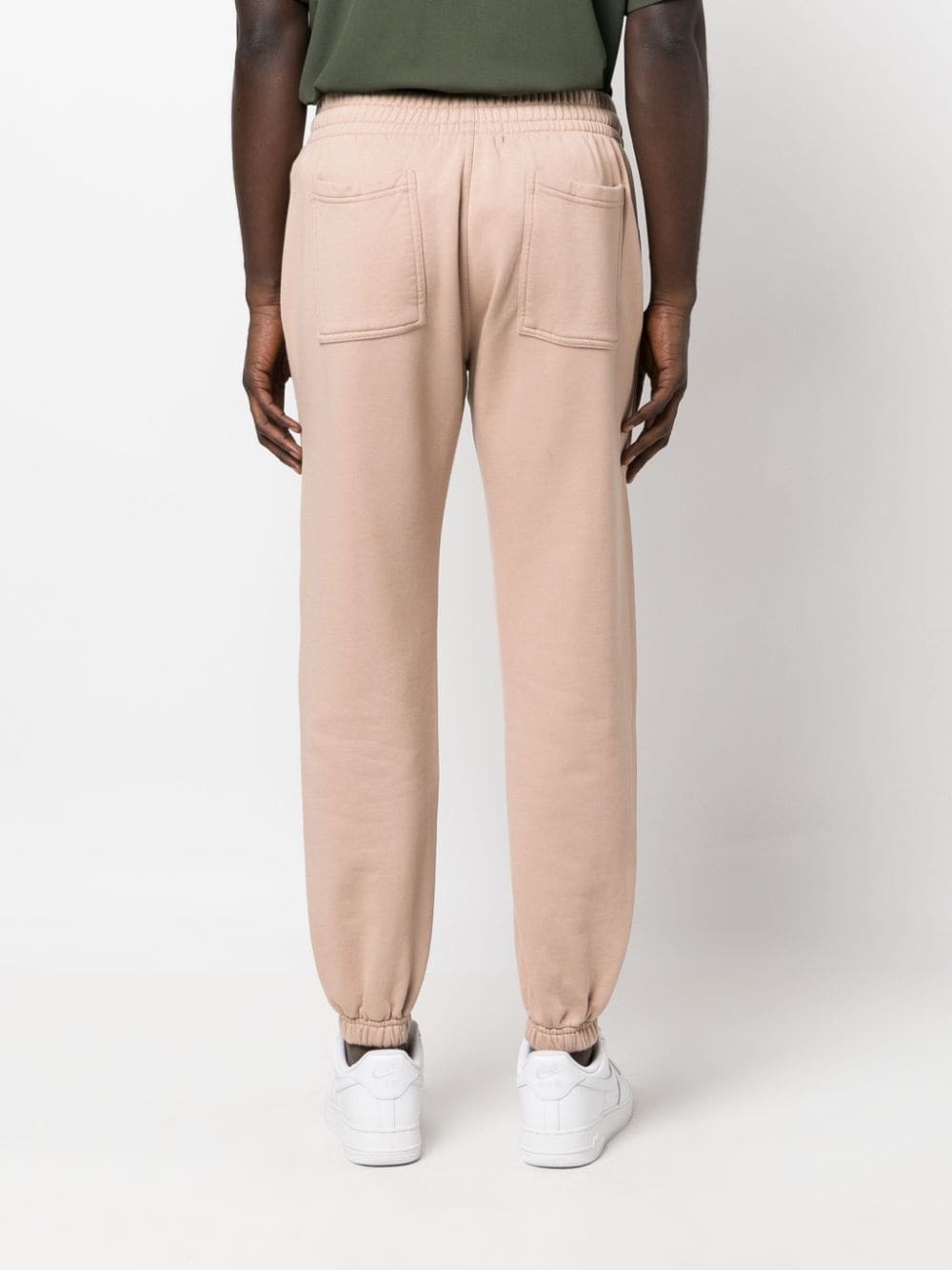 logo-print cotton track pants - 4