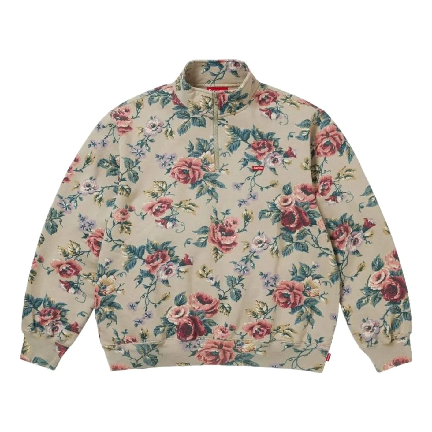 Supreme SS26 Small Box Half Zip Pullover 'Floral' SUP-SS26-200-FRL - 1