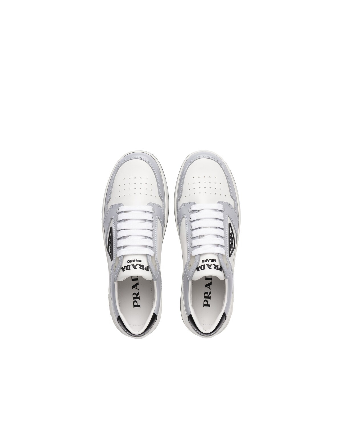 District perforated leather sneakers - 3