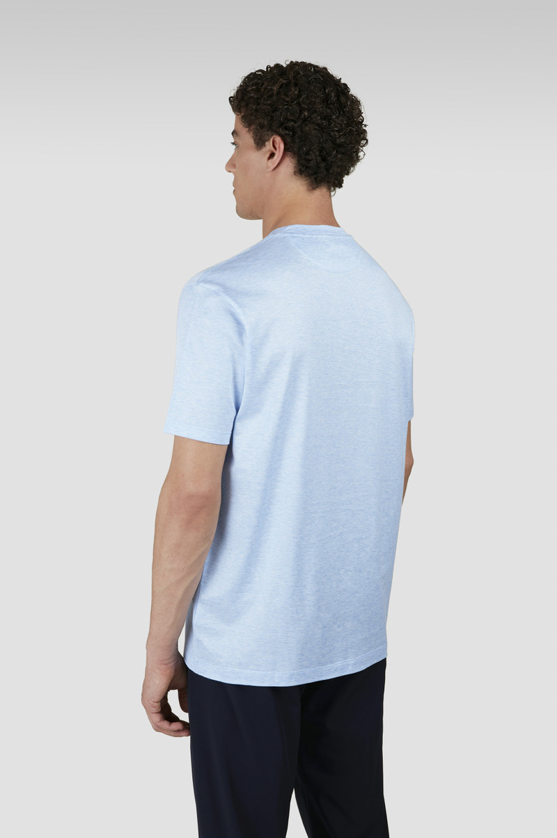 SILVER T-SHIRT IN PERLÉ COTTON 3