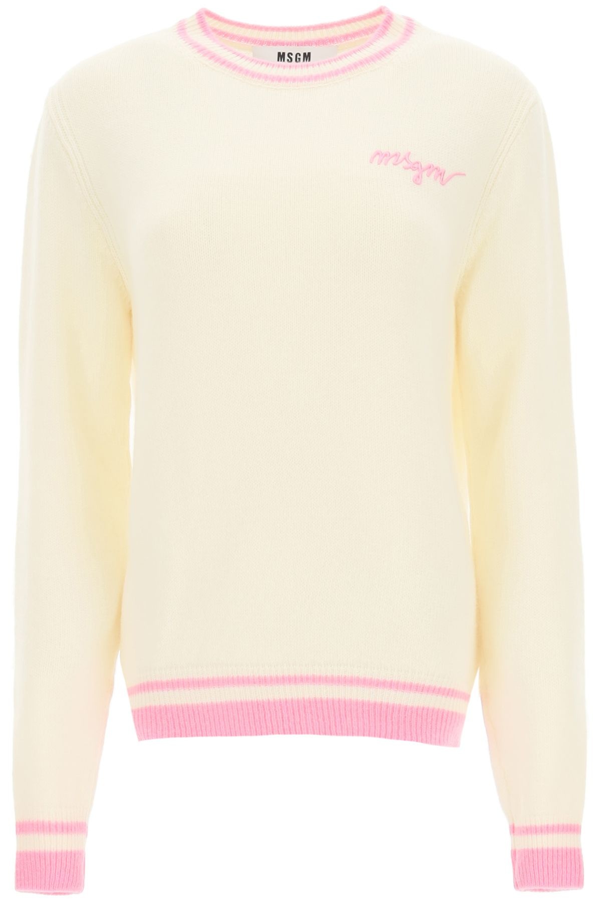 SWEATER WITH LOGO EMBROIDERY - 1