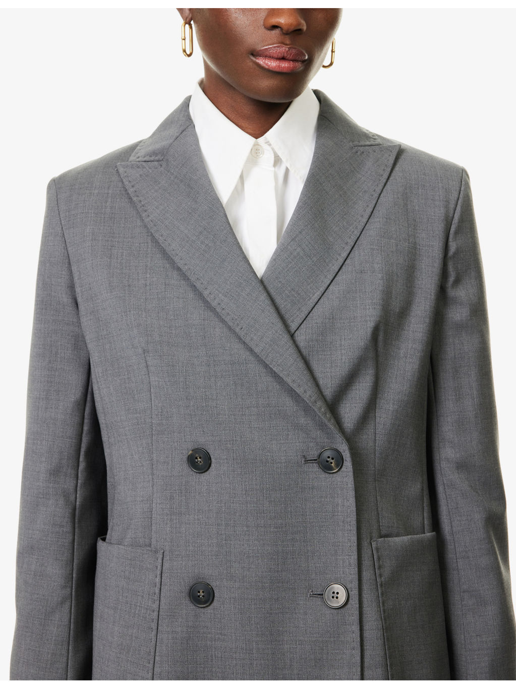 Ornati Double-Breasted Wool Blazer - 5