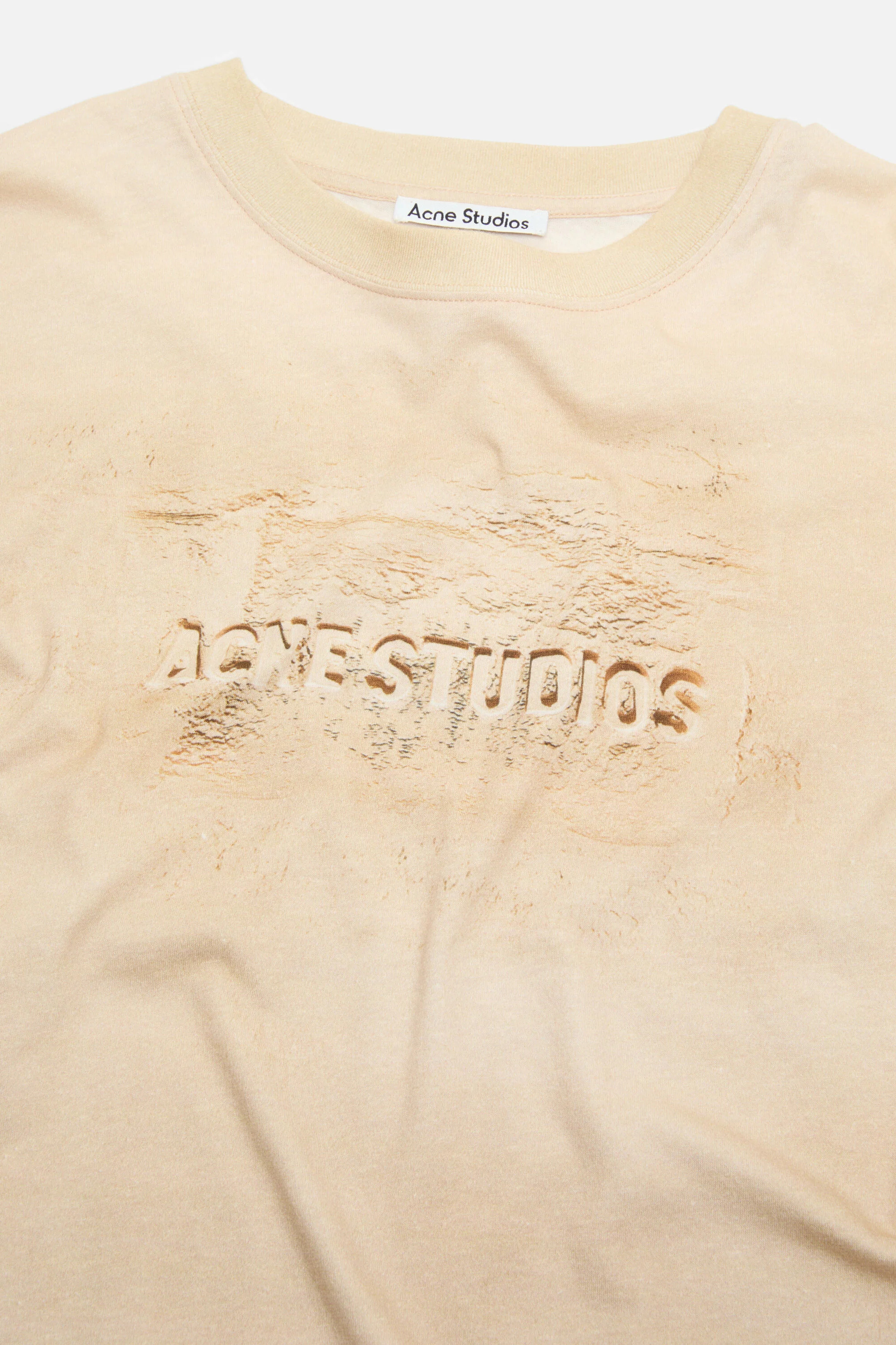 Long sleeve logo t-shirt - Sand beige - 5