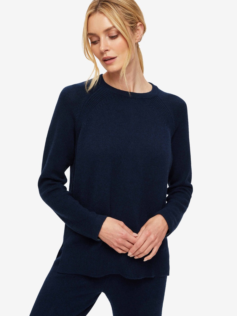Women's Sweater Daphne Cashmere Navy - 5
